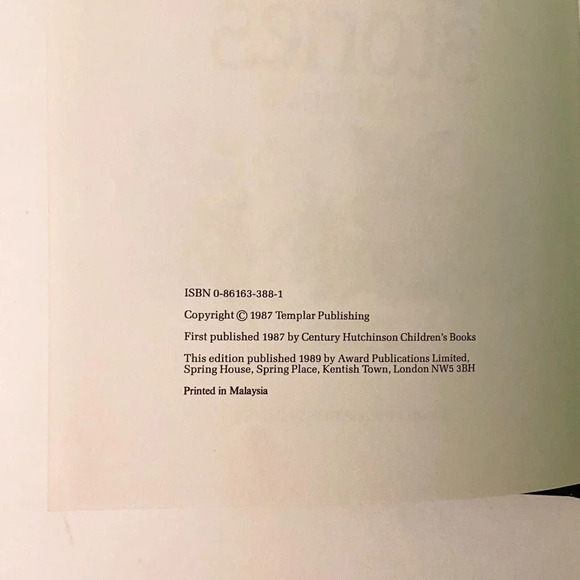 Vintage 1987 Monster Stories for Bedtime Jane Launchbury Award Publication - Picture 8 of 16